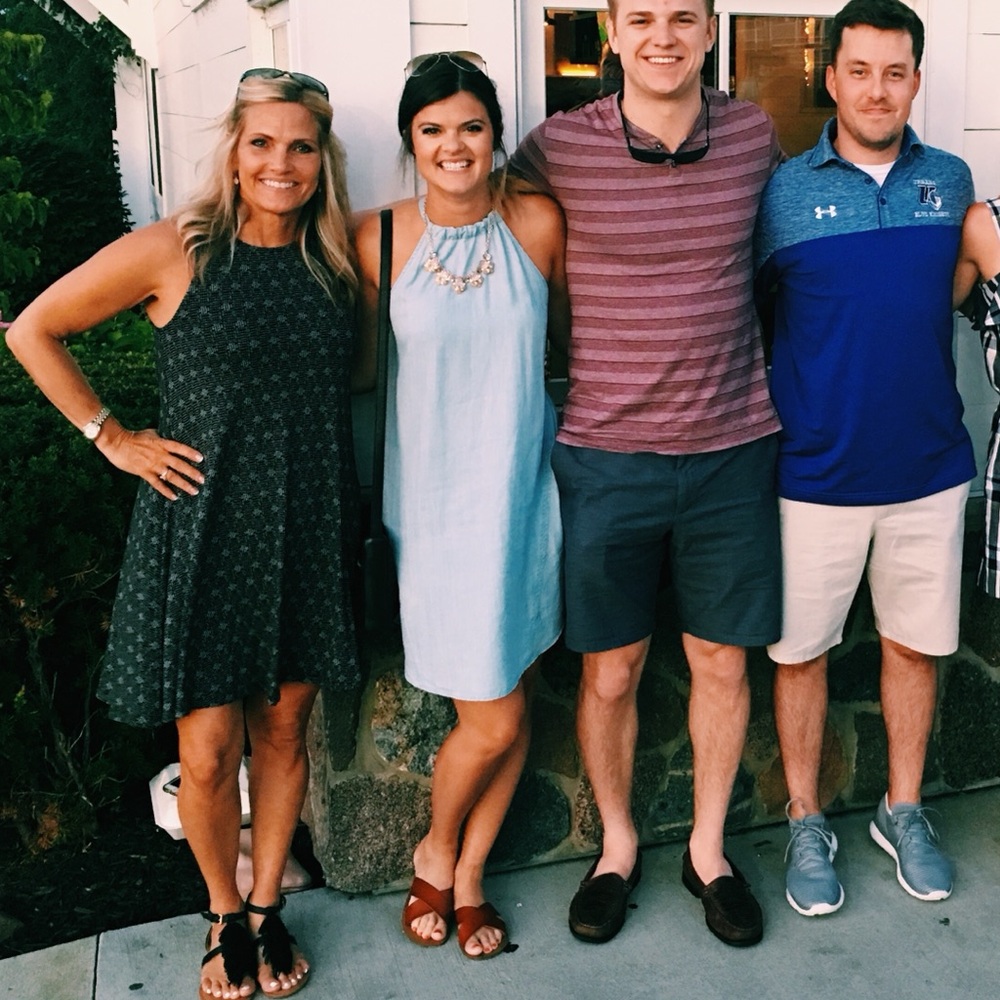 Light Blue Chambray Halter Dress